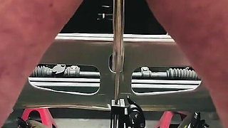 BBW in Latex Pounded by Fucking Machine