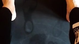 Foot fetish Close up feet and toes tease