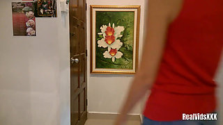 I Fuck My Next-door Neighbor Quickly in Her Hallway Before Her Husband Gets Back Home