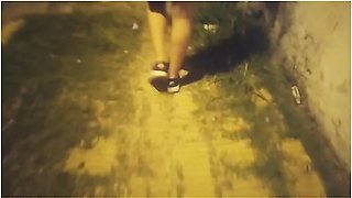 Sex With A Naked Girl In Public On The Streets Of The City Caught By Hot Voyeurs
