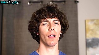 Skinny bottom twink barebacked by stud after sucking cock