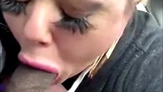 Voluptuous ebony Katrina radiates intense squirting passion during threesome moments