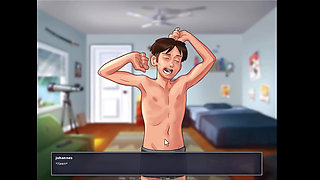 Summertime Saga - Jenny got pregnant - Diana gave me a handjob under the table - new science project is amazing FH