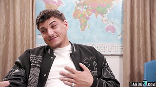 cougar orders a student to punish her bum