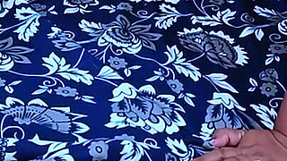 Masked Curvy Pakistani Wife Doggy Style Sex on Blue Bed