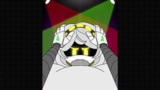 Uzi and V Robot Sex - Hot Beat Banger Animation Porn