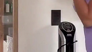 Cuckold Catches Me Cheating in the Bathroom with a Big Cock - Sara Blonde
