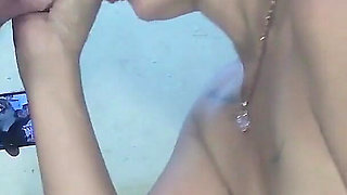 Marianna's Feeding Time #8 - on Her Knees Sucking Cock and Cum