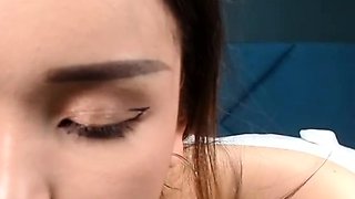 Close up teen masturbation