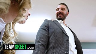 Hot student makes Big Cock professor jizz and wail