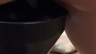 Piss drinking foil funnel!