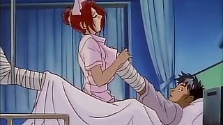 Nurse seduces patient into hentai fuck
