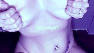 Hot amateur teen girl with big boobs toying pussy on cam
