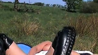 Deutscher Amateur Annabelle - von einem groen Schwanz gefis