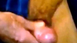 Amateur Bear Grandpa Cums with Toy