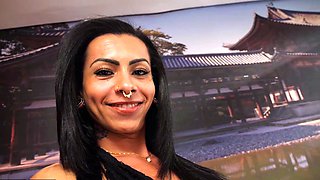 Busty Brazilian trans get big ass railed