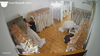 IPCAM - Bride to be changing in wedding saloon