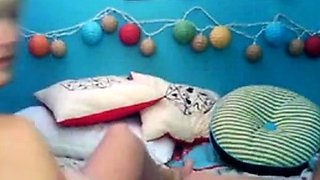 Blonde Amateur With Huge Natural Boobs On Webcam
