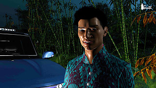 Desi Indian Savita Bhabhi's outdoor sex adventure with her college friend