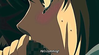 Aroused hentai milf given hard banging and creampie