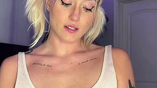 DAISY RAE HELPS YOU STROKE YOURSELF BEFORE BED