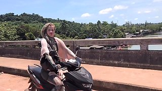 Beach Tattooed Naked Bitch Public Anal Big Toys, Solo Gape, Motorbike Ride