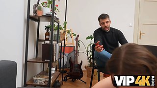 Vip4k. he wasn't providing her Huge Tits any elation, so she determined to fuck a stranger right in front of him