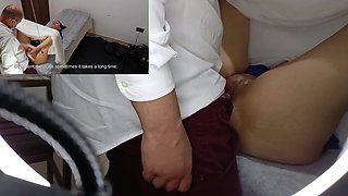 Sexy Curvy Blonde MILF In Glasses Got Her Pussy Toyed & Dicked By a Perv Doctor