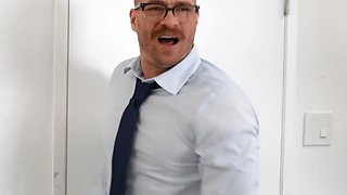 Ganging Up On The Secretary: Office Threesome with Xander Corvus and Blonde Chicks Angel Youngs, Jenna Starr