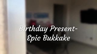 Rebecca De Winter Birthday Present Epic Bukkake