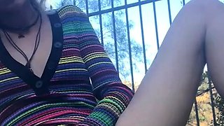 Exchibition amateur teen outdoor bl