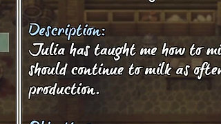 Milking a Busty Cow Girl