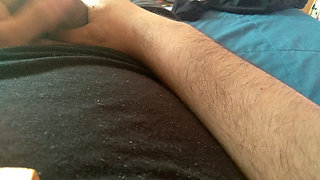 strong guy likes to have his monster cock shown