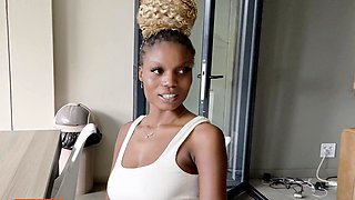 Big natural boobs African teen dicked