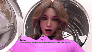 My Dorm 258 - Mark Fulfilling Stepsister Emma Fantasy Washing Machine Doggy