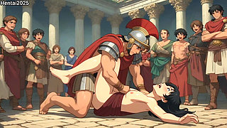 Ancient Rome Compilation Gladiator Soldier Cartoon Hentai Animation