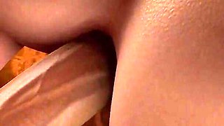 Bald Asian Guy Fucks a Prefect Asian Beauty Doggy Style