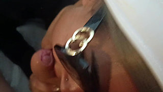 MILF in Sunglasses Gives POV Blowjob with Cumshot