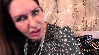 Busty British MILF Josephine James Catches You in Her Stockings (POV, Mature, Big Tits)