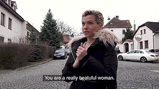 Sucking MILF with seductive tits gets fucked in POV