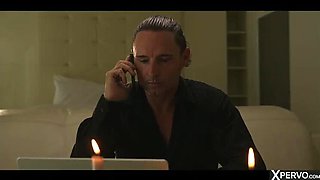 Alexis Crystal Dominated Hardcore Bondage with Giant Cock Marcello Bravo