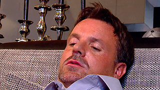 He Fucks the Brunette Hard in the Ass