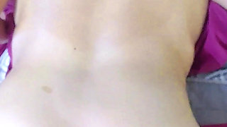 She Lets Herself Be Fucked with Her Dildo but Says She Can't Stand It