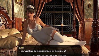 POV sex with a hot milf in a visual novel experience