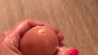 Sexy Footjob with Dildo Fetish Session POV with Artemisia Love