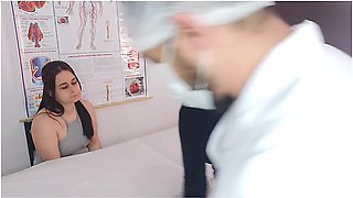 Lesbian Couple And The Lucky Gynecologist