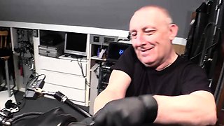 Beautiful fetish anus actions with latex and bdsm