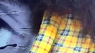 Black and round asses