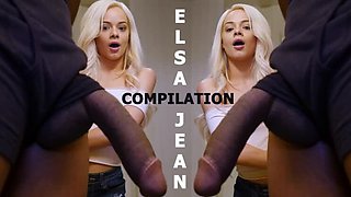 Elsa Jean Petite Teen Takes Big Black Cocks - BangBros Compilation