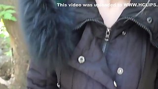 Beautiful Young Girl Gives Public Blowjob To Her Stepbrother And Swallows Cum - Pov Public